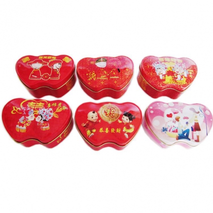 85x55x高38mm雙心形鐵盒