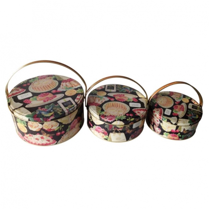 手挽曲奇三件套裝鐵盒